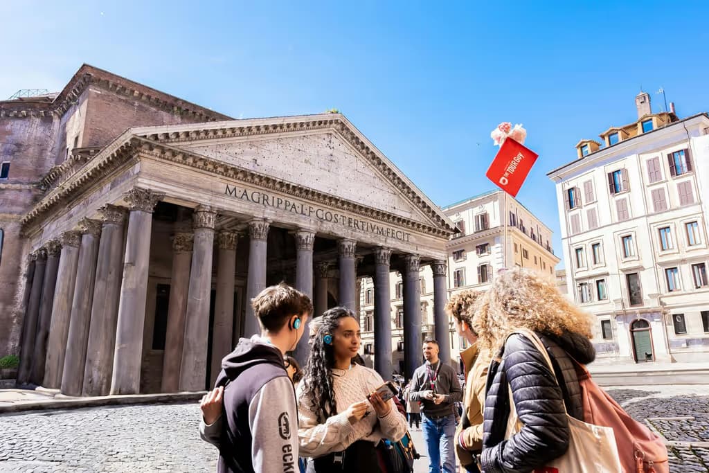 Pantheon: Biglietto con accesso rapido + Tour guidato