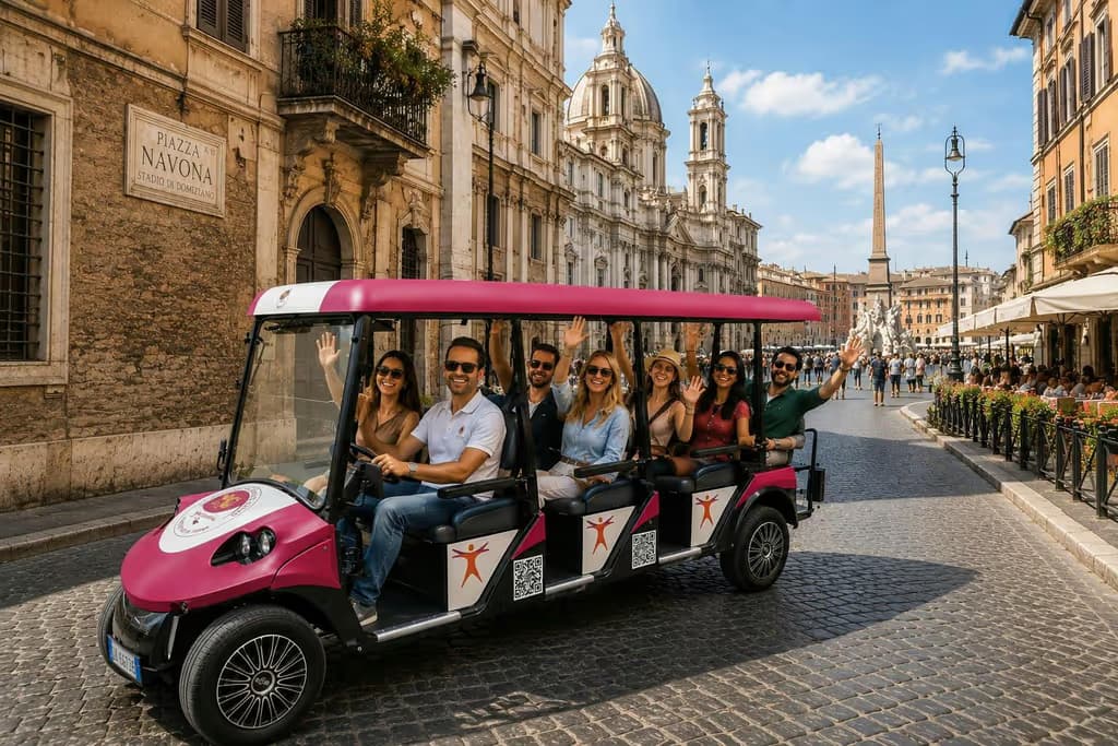 Roma: tour in golf cart alla scoperta dei tesori nascosti