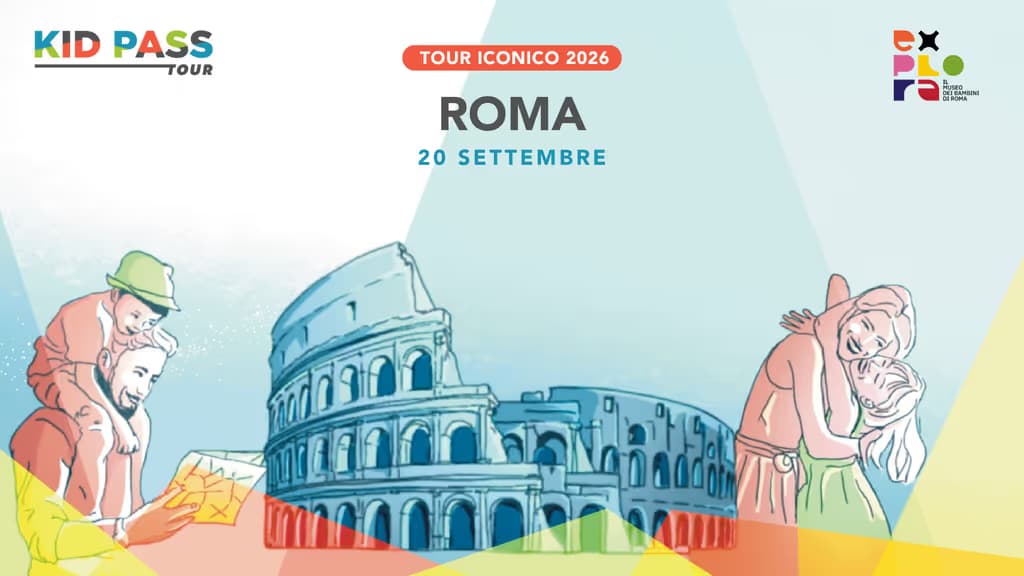 Kid Pass Tour Iconico 2026 arriva a Roma