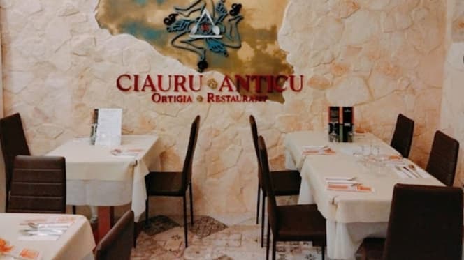 CIAURU ANTICU Ortigia Restaurant