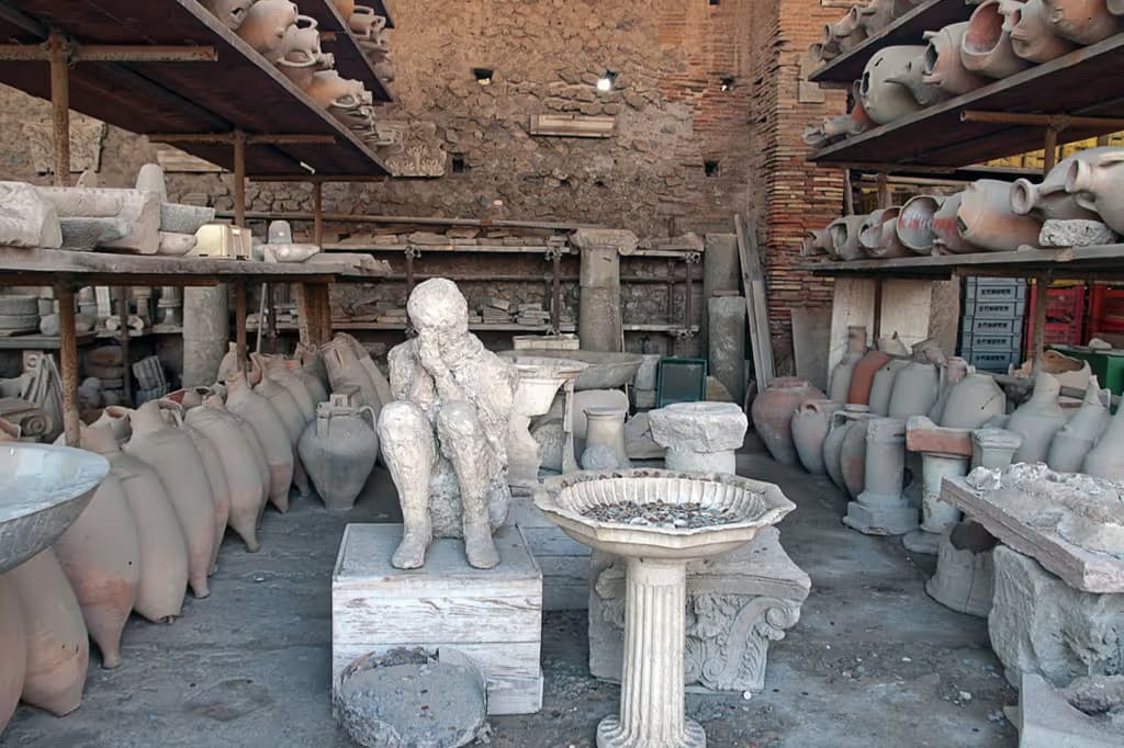 Pompei, Ercolano e Vesuvio: Salta-coda + Trasporto andata e ritorno da Napoli