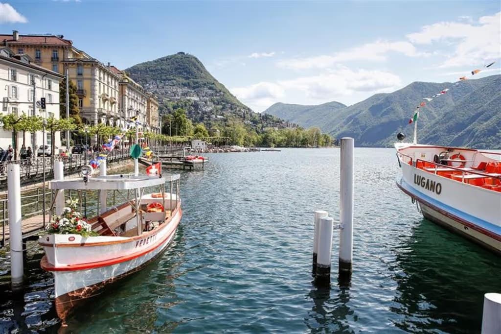 Varenna, Bellagio e Lugano: Tour guidato da Milano + tour in barca sul Lago di Como