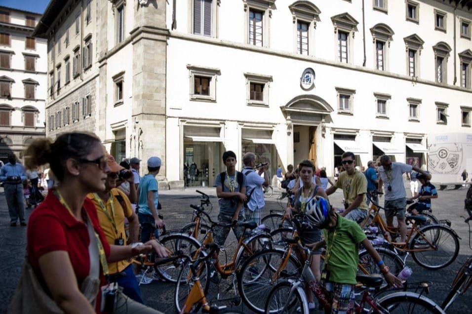Firenze: Tour audio guidato in bicicletta